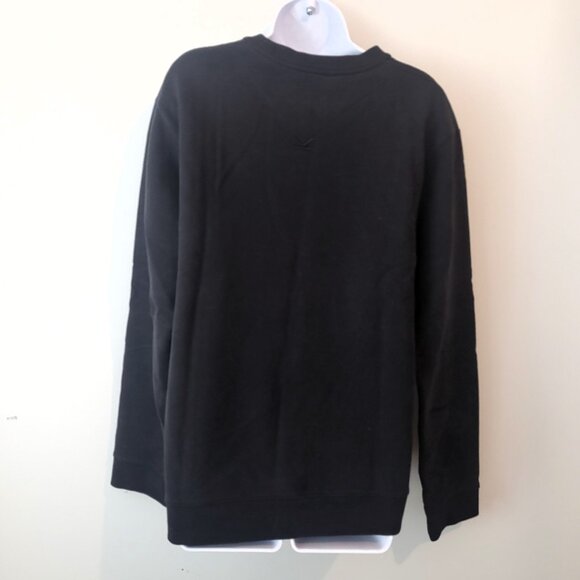 KENZO Paris Crewneck Sweatshirt L Black "Spend the Nite at dEEP" Embroidered Eye - Picture 3 of 10